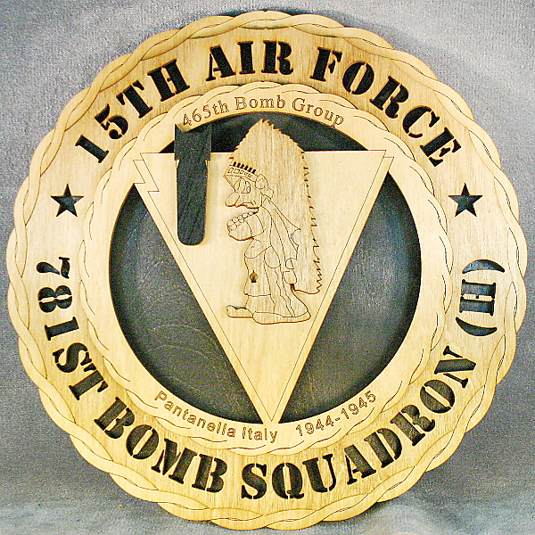 781st Bomb Squadron Wall Tribute